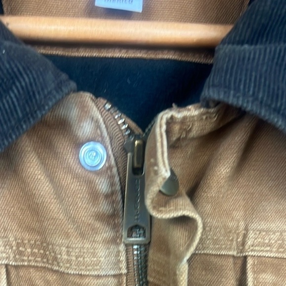 Carhartt Men’s XL Canvas Utility Barn Coat Corduroy Collar Heavyweight Canvas - Picture 7 of 13